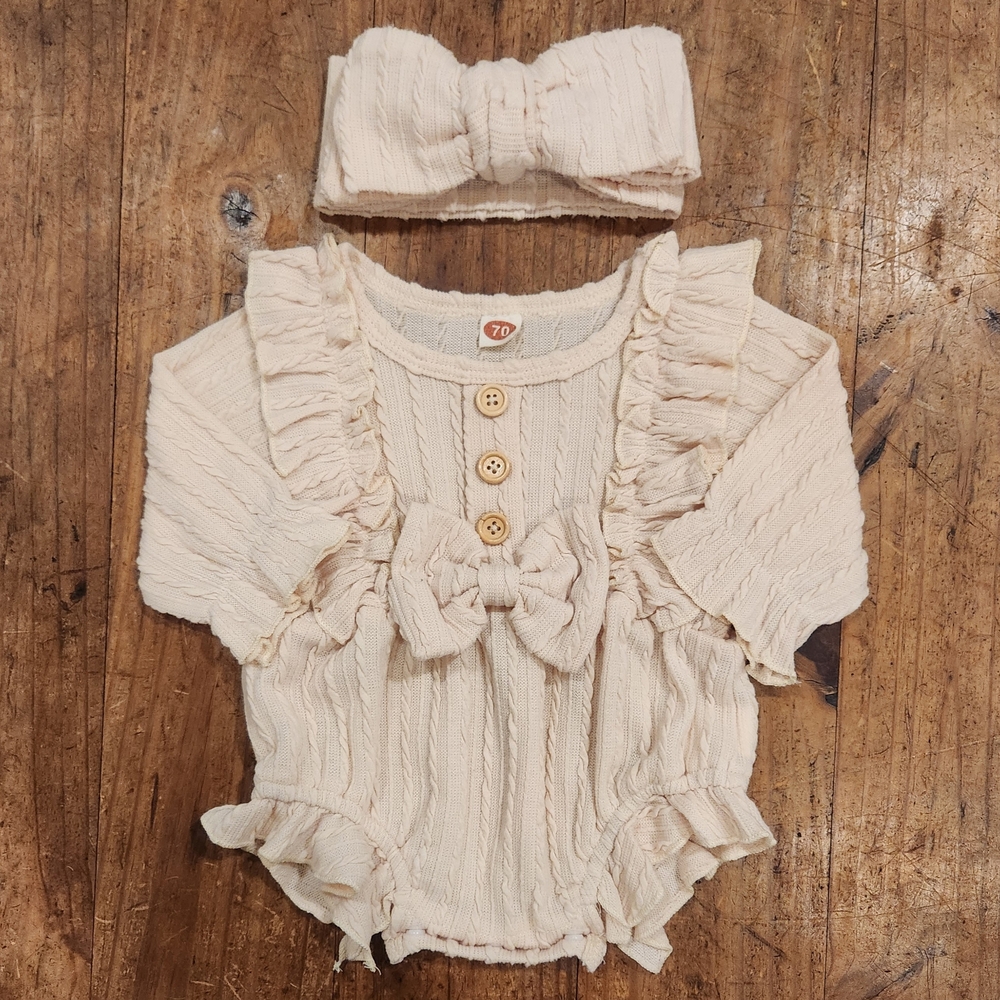 Baby Romper w/ Headband